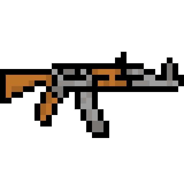 Пиксельный автомат ak47