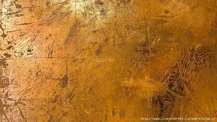 Венецианская штукатурка с поталью