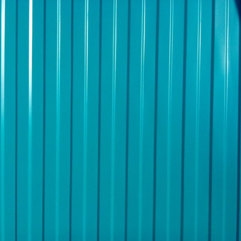 RAL 5021 морская волна профлист