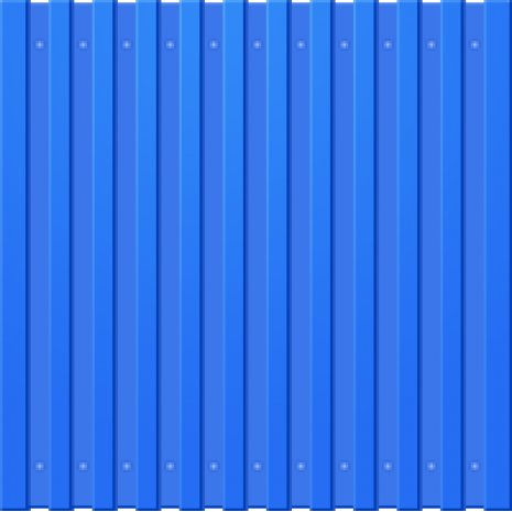 Металлопрофиль синий