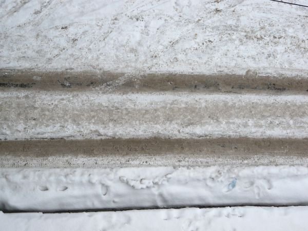 Заснеженная дорога текстура