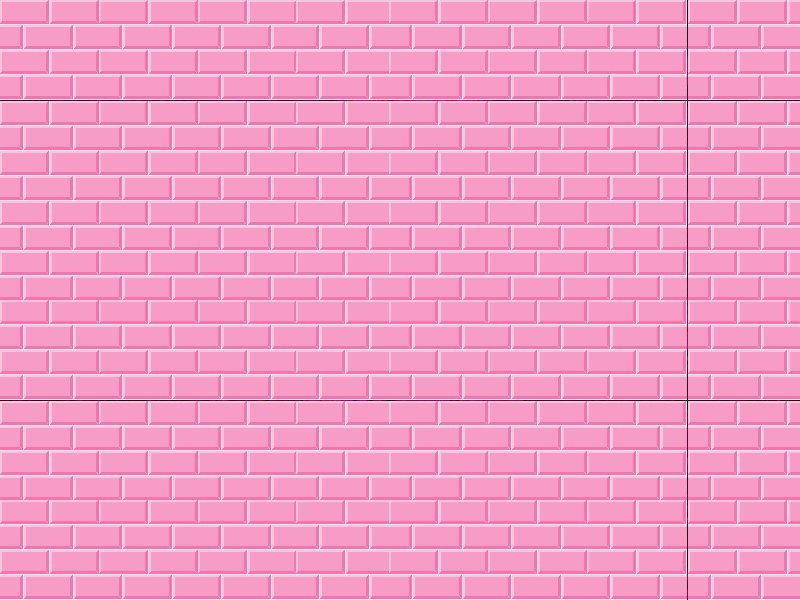 Розовая кирпичная стена