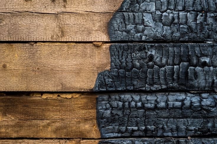 Обугленное дерево