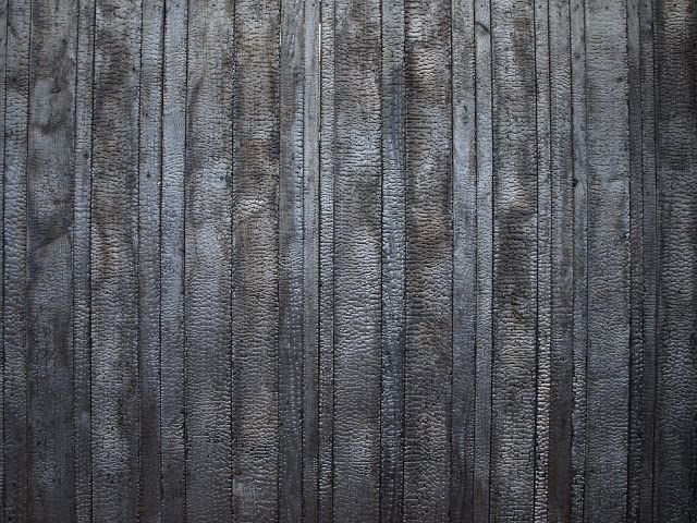 Shou Sugi ban фасад