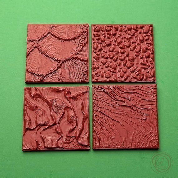 Фактуры на пластилине