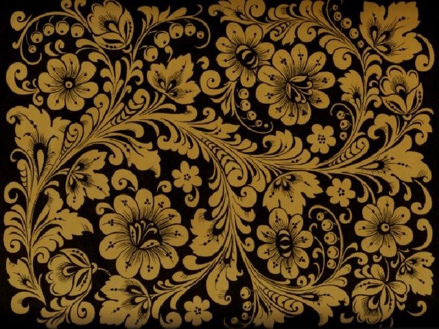 Хохлома узоры