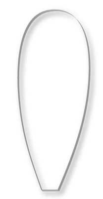 Лепесток ромашки шаблон