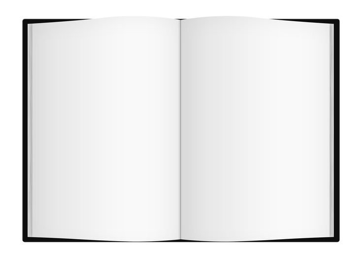 Книжка на белом фоне