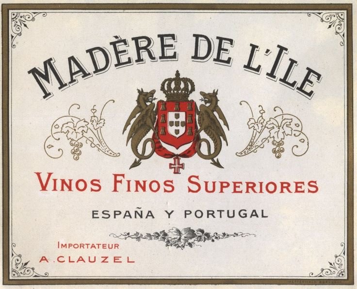 Этикетка элитного вина