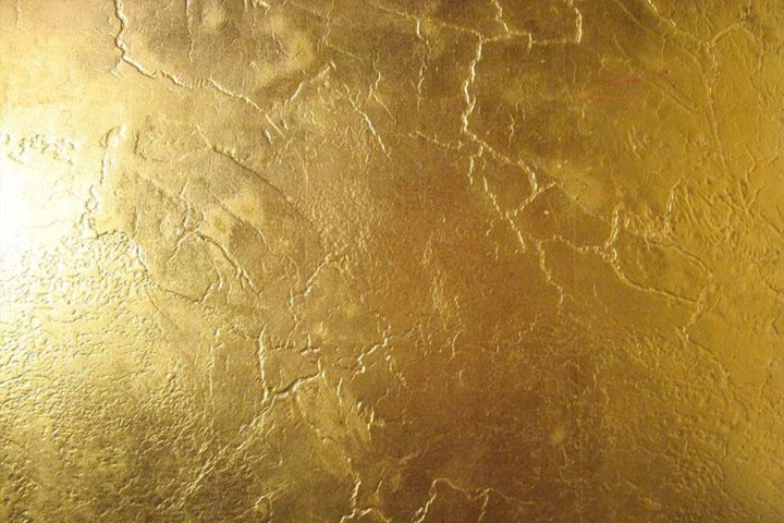 Венецианская штукатурка с поталью