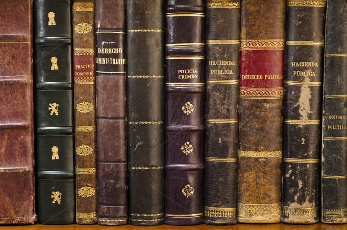 Красивые корешки книг