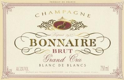 Этикетка французского шампанского