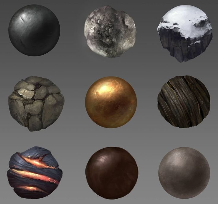 Каменный шар материал