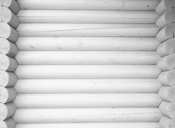 Бревно белое