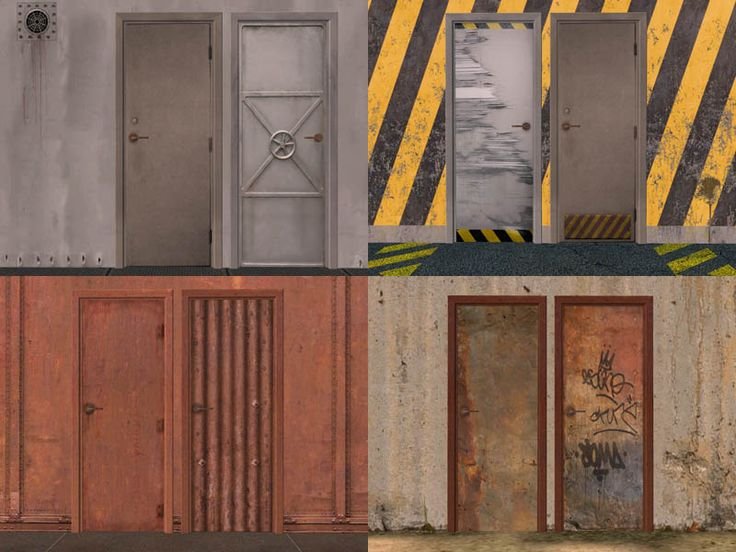 Дверь электроподстанции текстура