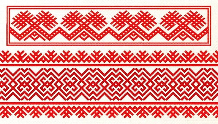 Народная вышивка марийцев