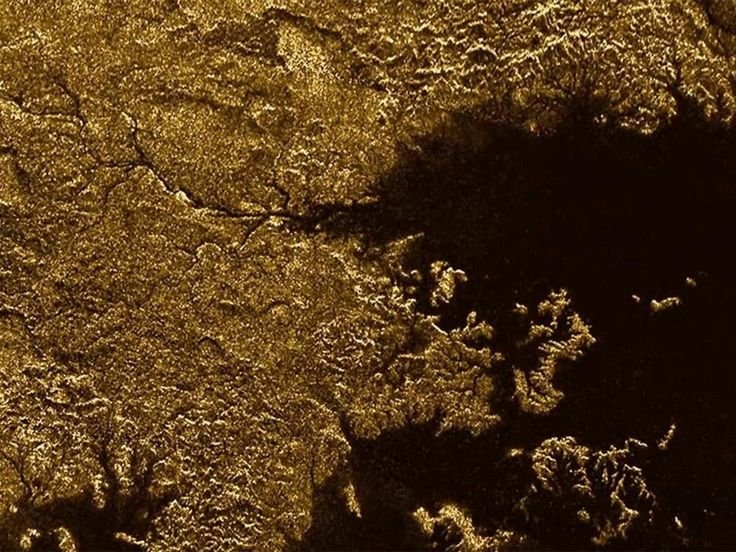 Снимки титана спутника Сатурна