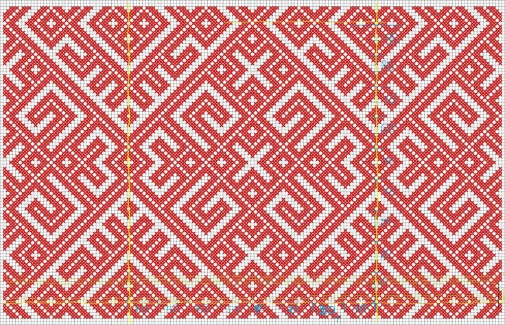 Славянские узоры Коми пермятские