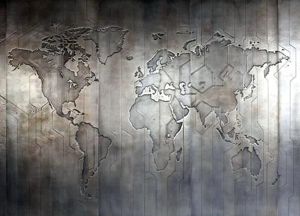 Металлические обои для стен