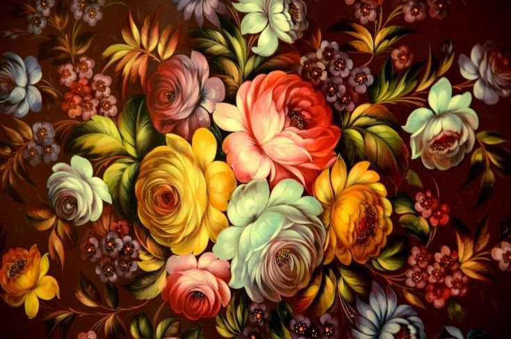 Художественная роспись Жостовская роспись