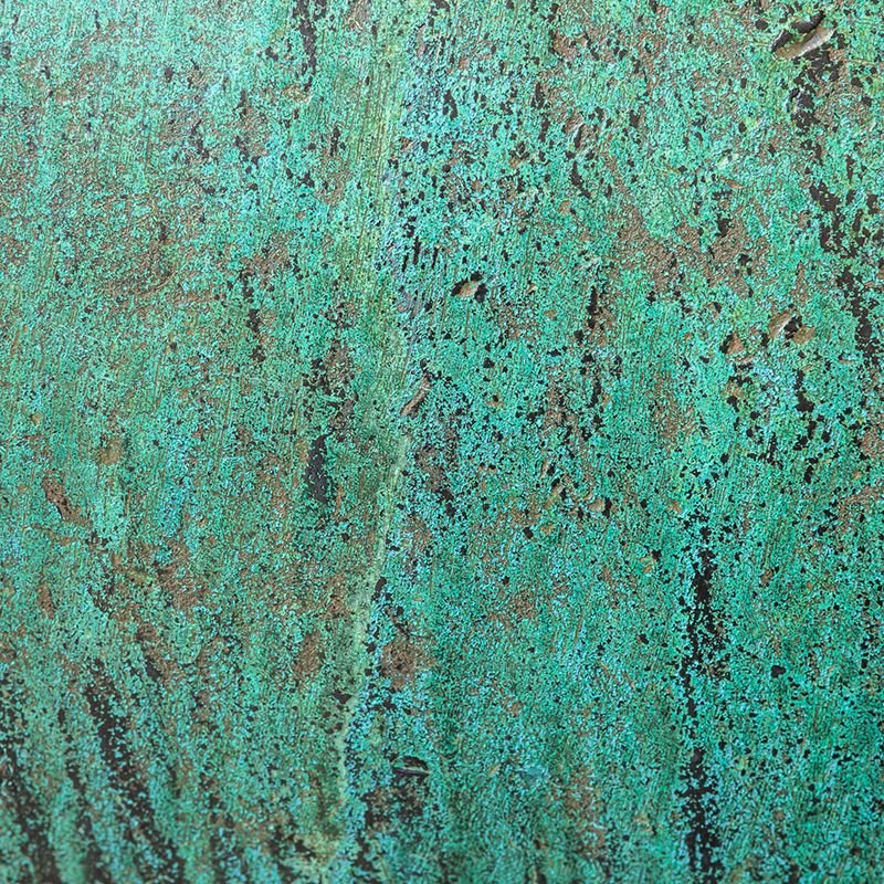 Зеленая патинированная медь