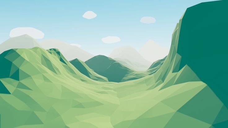 Полигональные горы