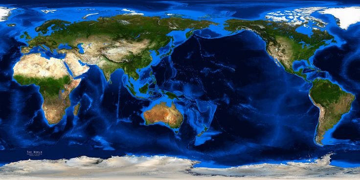 Карта земли