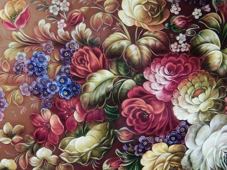 Жостово пионы