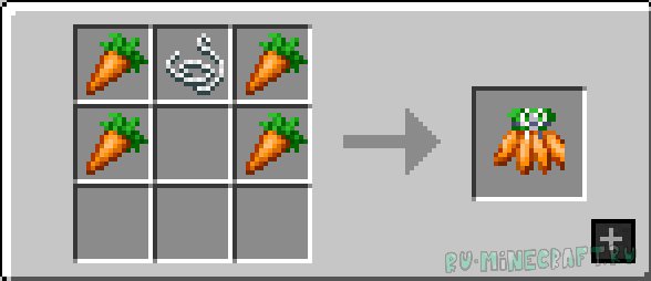 Морковь майнкрафт
