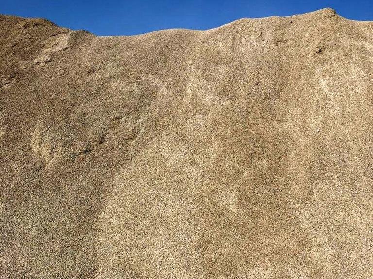 горной породы песок