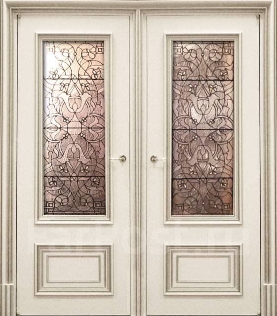 Витражные двери межкомнатные