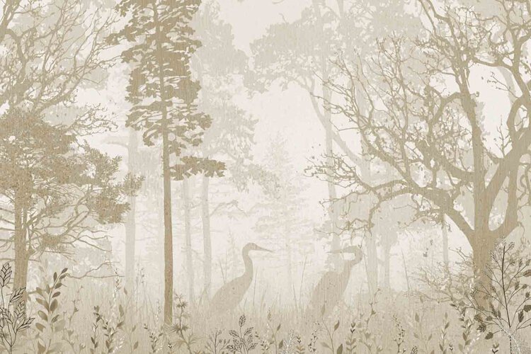 Фреска папоротник Affresco