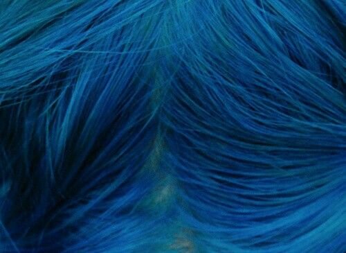 Текстура синих волос