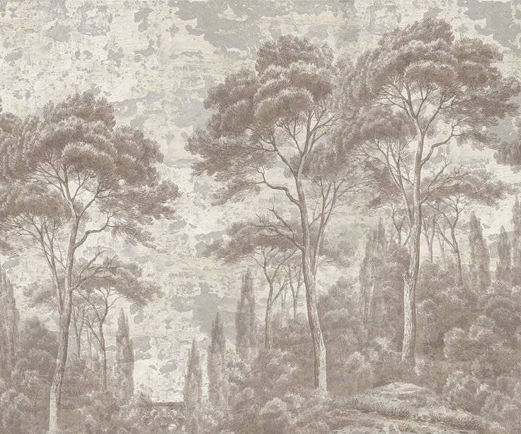 Фрески Шинуазри гризайль