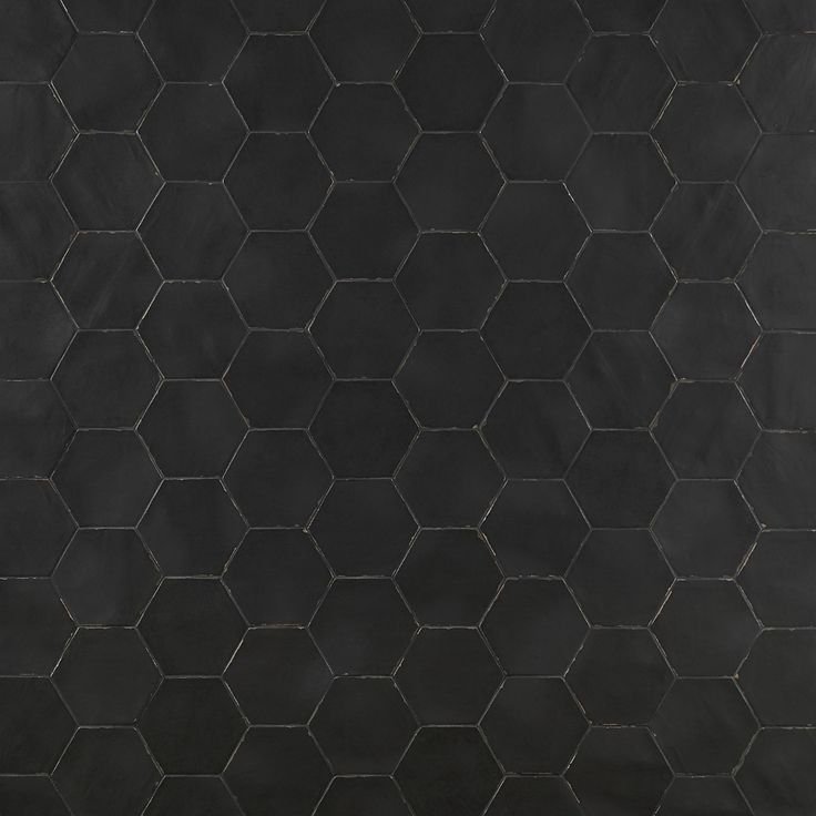 Мозаика Гексагон черная