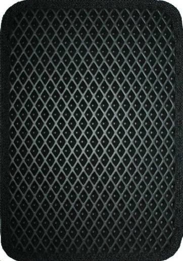 Ева коврики черные ромб