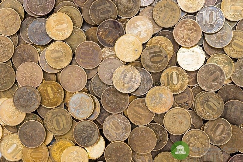 Много 10 рублевых монет