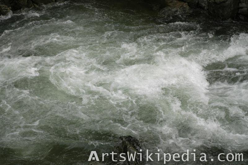 Текстура бурной реки