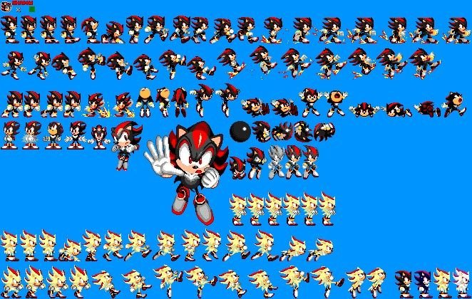 Спрайты из Sonic the Hedgehog 1