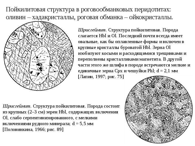 Пойкилитовая структура горных пород