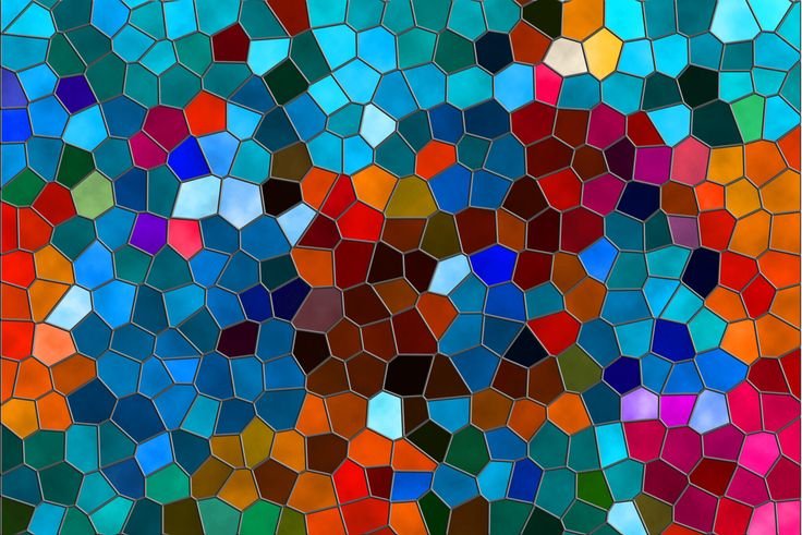 Разноцветная мозаика