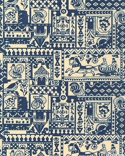 Ткань в народном стиле