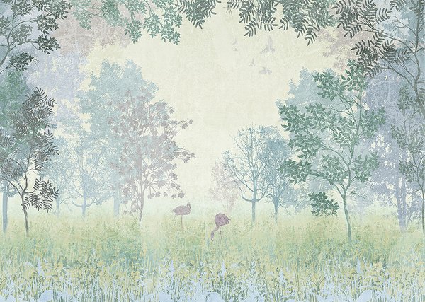 Фреска сказочный лес Аффреско