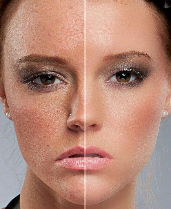 Кожа для ретуши лица