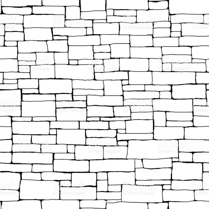 Кирпичная стена рисунок
