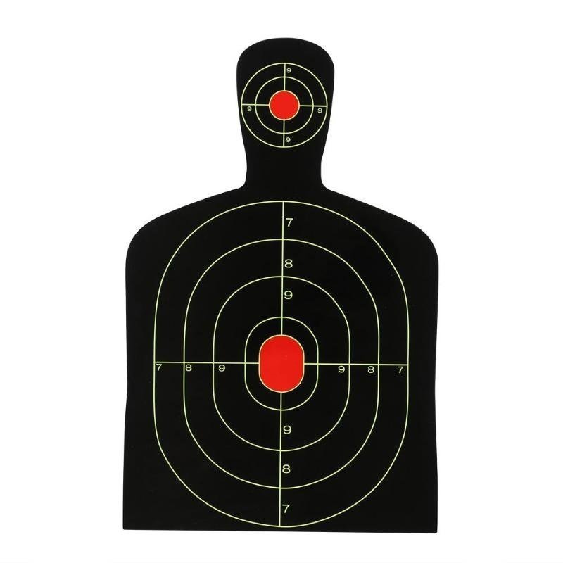 Мишень для воздушки 10 метров а4