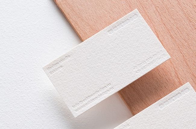 Фактурная бумага для визиток