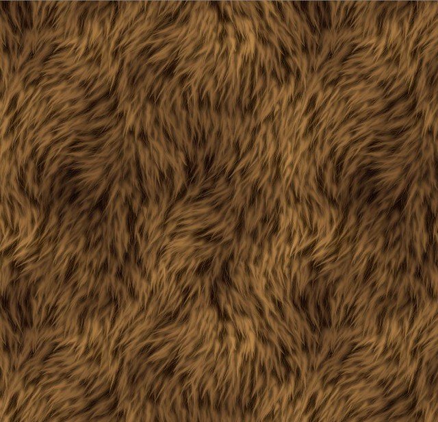 Коричневый мех