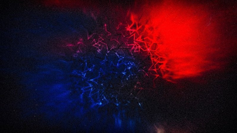 Красный и синий