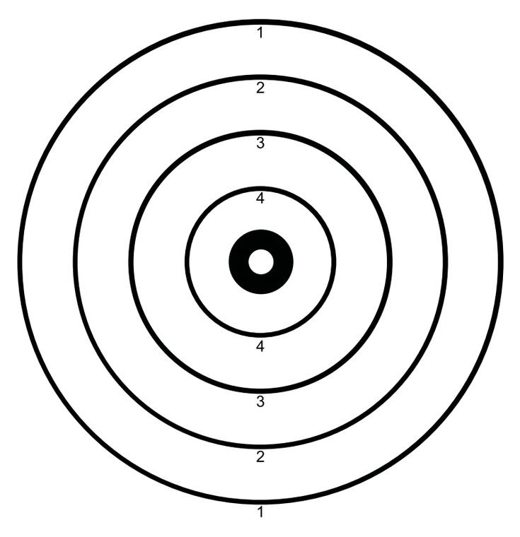 Цель для стрельбы из воздушки